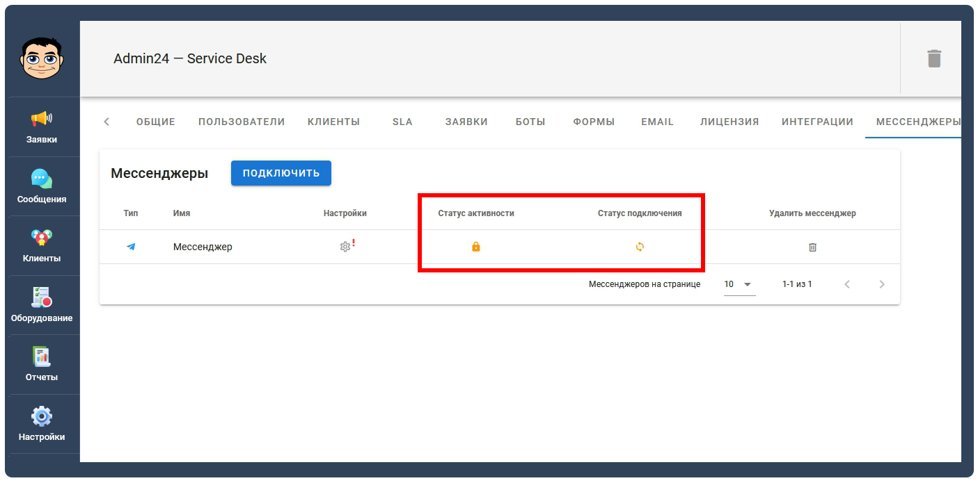 Admin v 3.9. AMOCRM настройка пользователей.