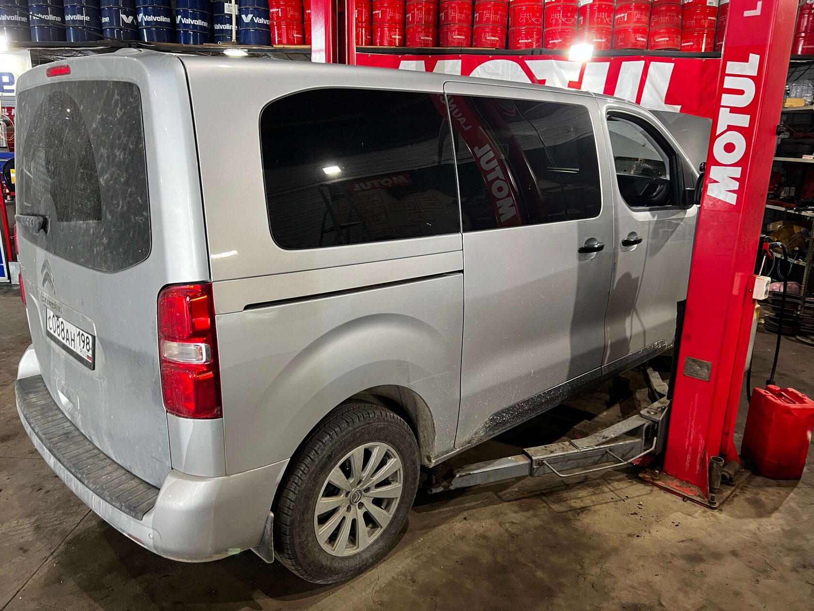 Проверка антифриза Citroen SpaceTourer