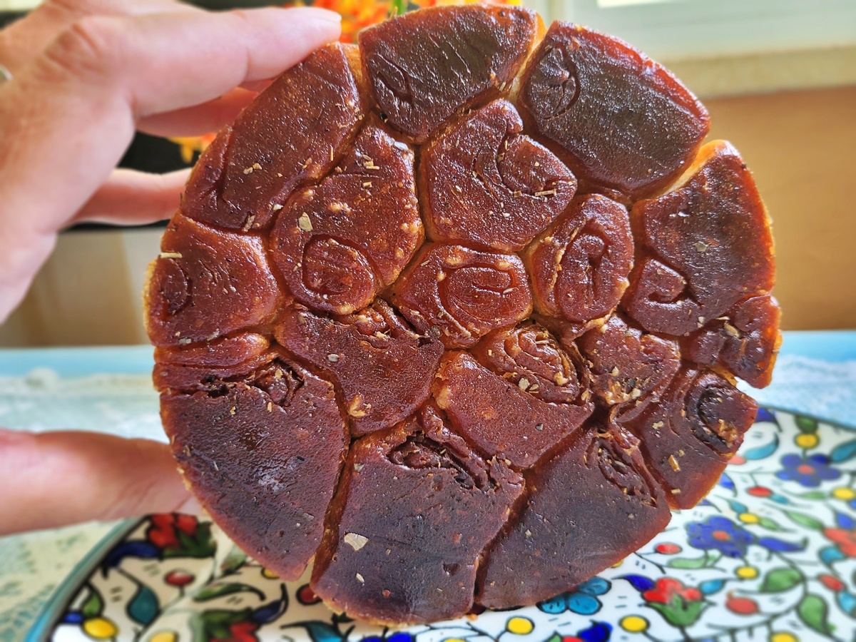 Кубана (йеменский хлеб) – с ореховым маслом и специями. Фото рецепт. Вкусный Израиль.