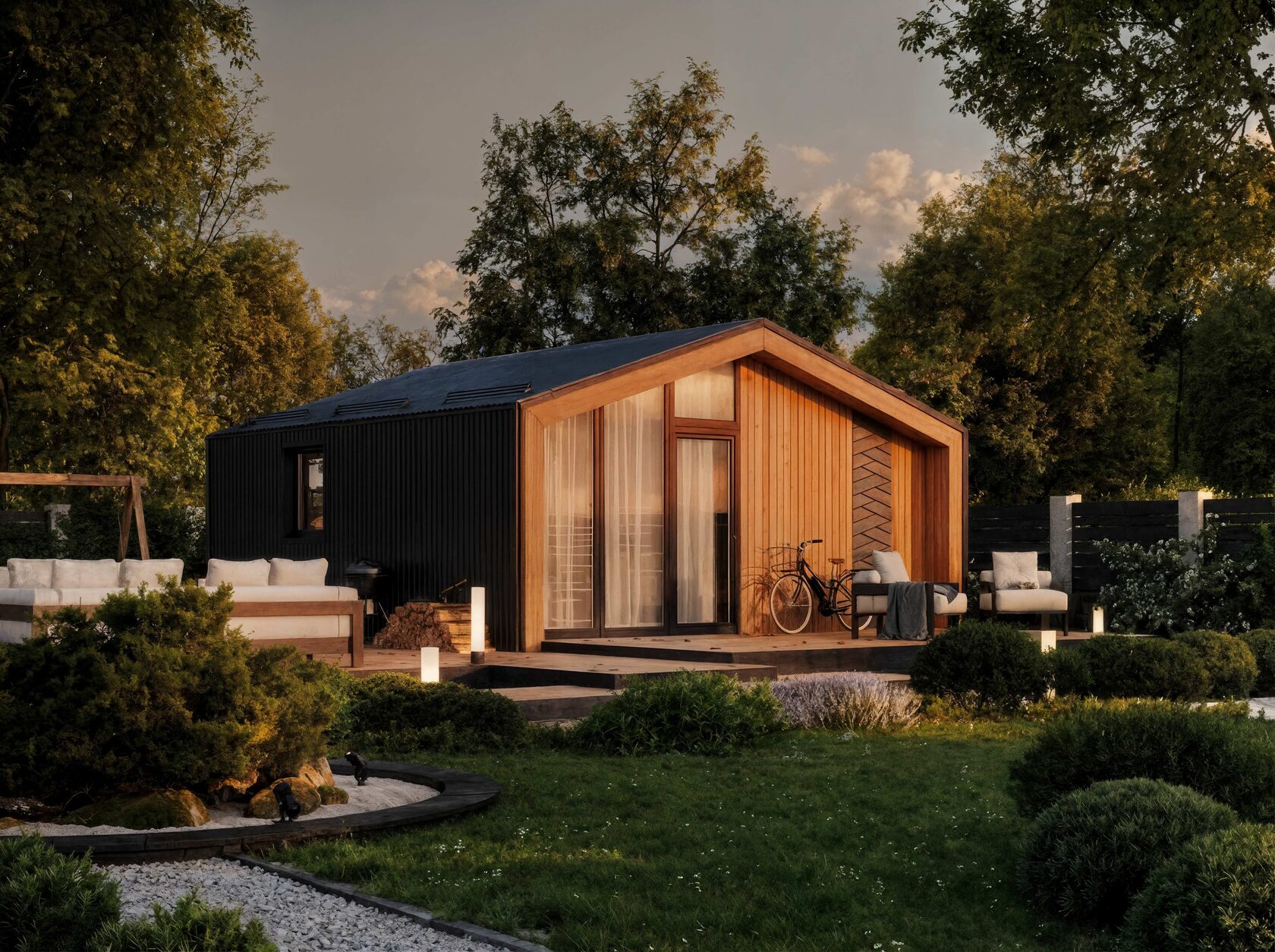 UNO 36 вид с участка