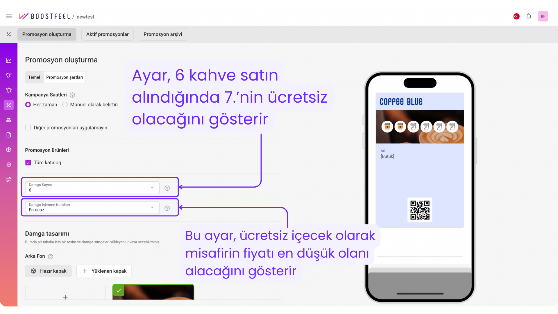 Kahve Sadakat Kartı