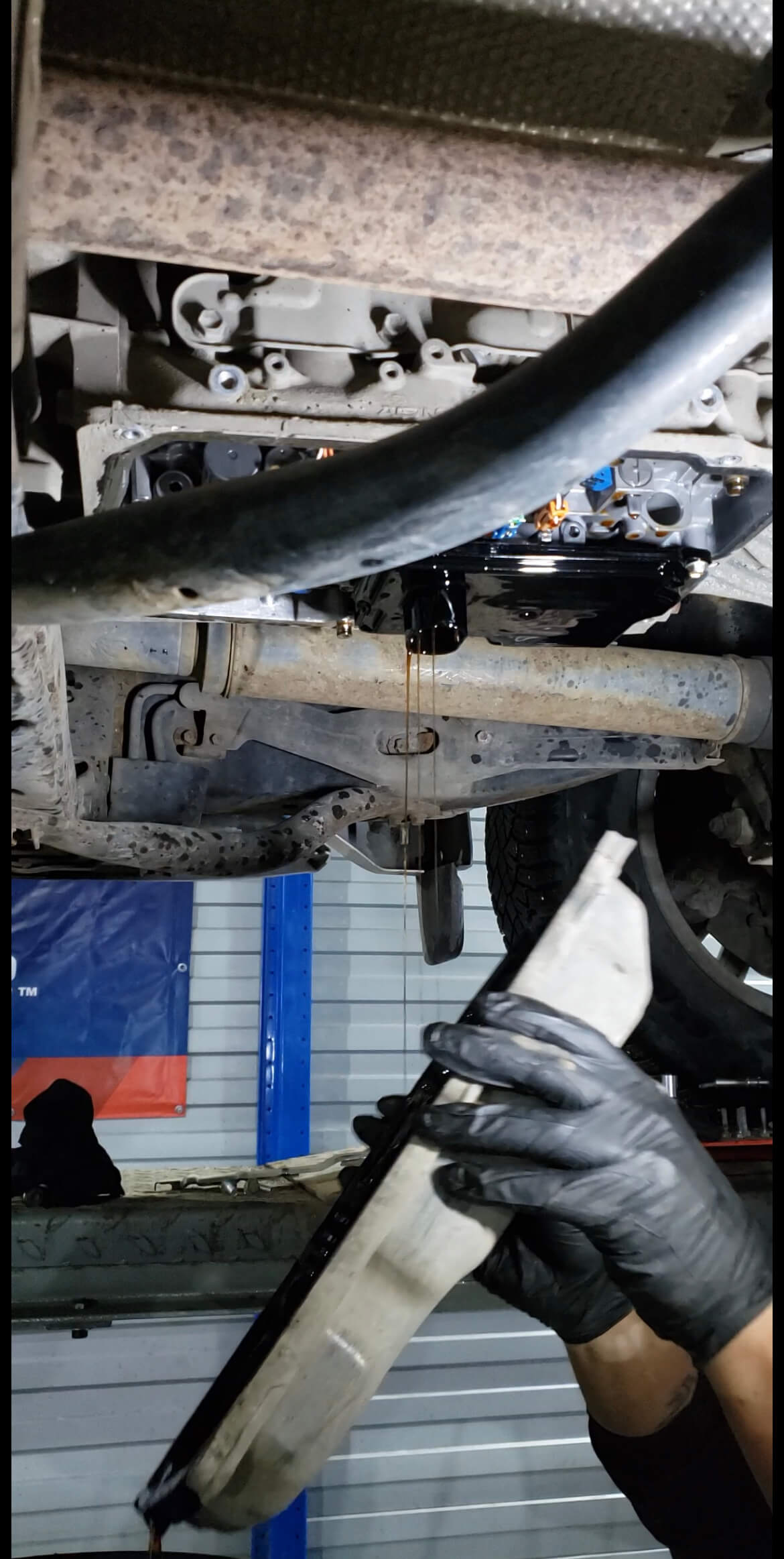 Снятие поддона АКПП Aisin