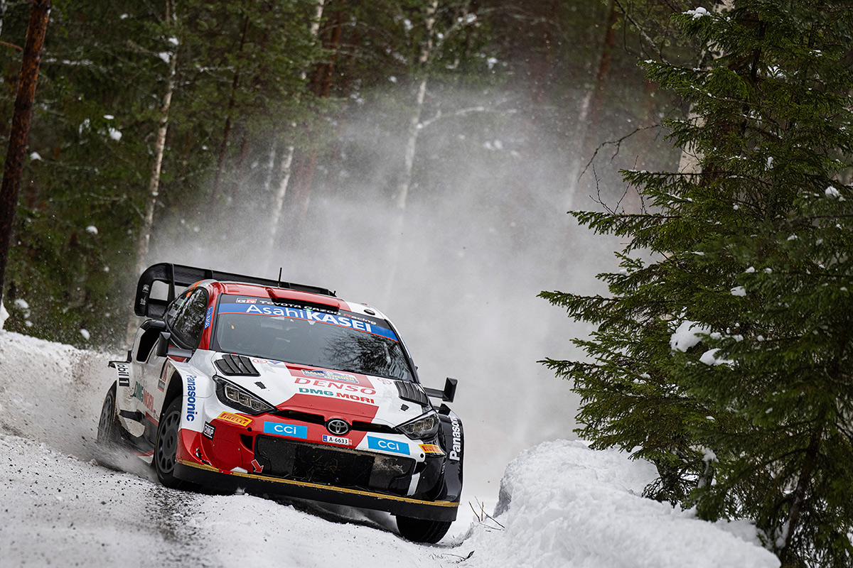 Калле Рованпера и Йонне Халттунен, Toyota GR Yaris Rally1, ралли Швеция 2022