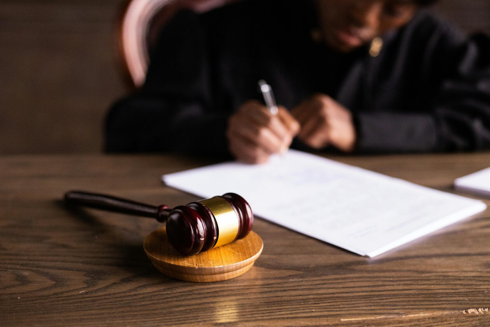 Injury lawyer reviewing rideshare case with client