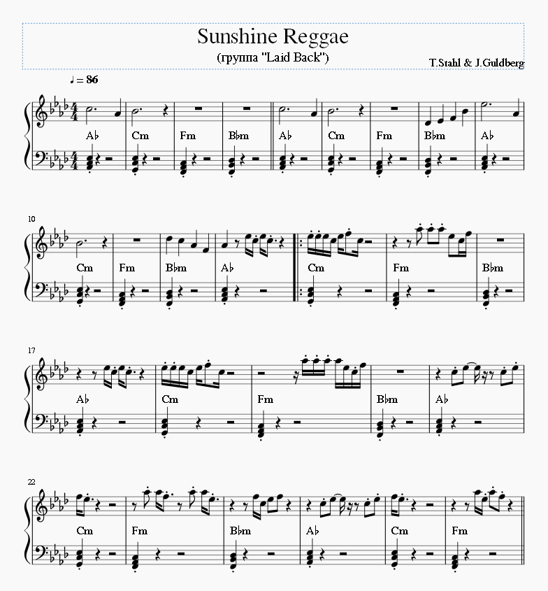 Sunshine Reggae