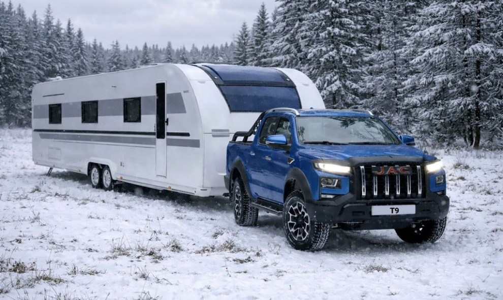 JAC T9 усилился. Теперь он официально тащит полторы тонны
