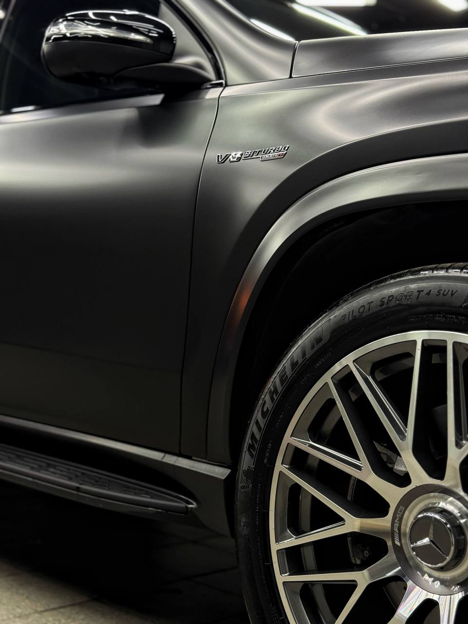 Mercedes-Benz GLS после ухода за полиуретановой плёнкой — фото 1