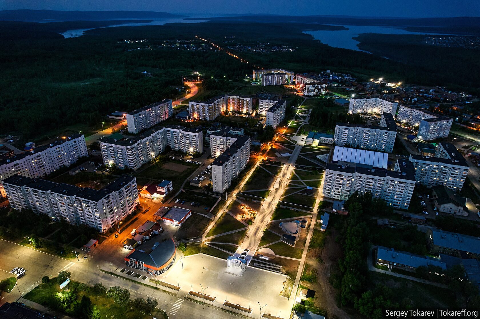 Городской Бульвар в Кодинске