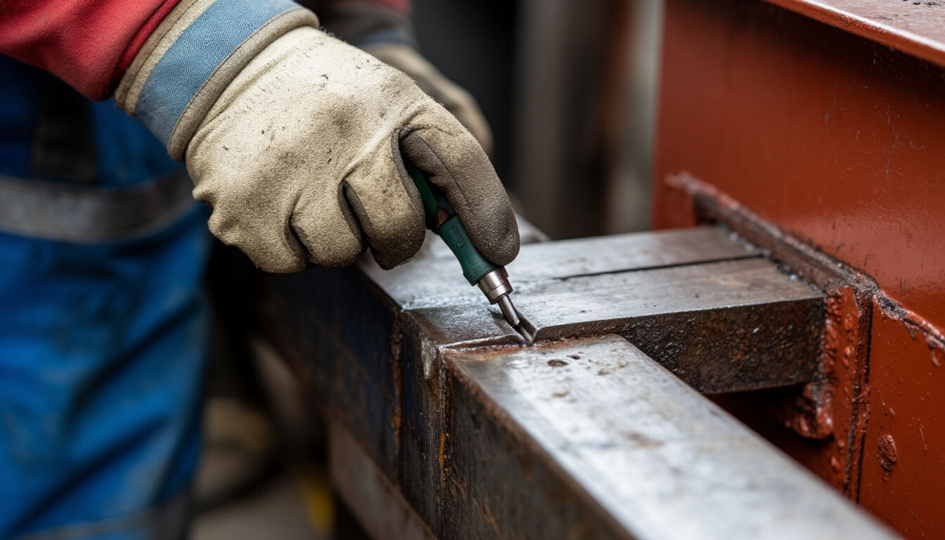 Провести контроль сварных соединений