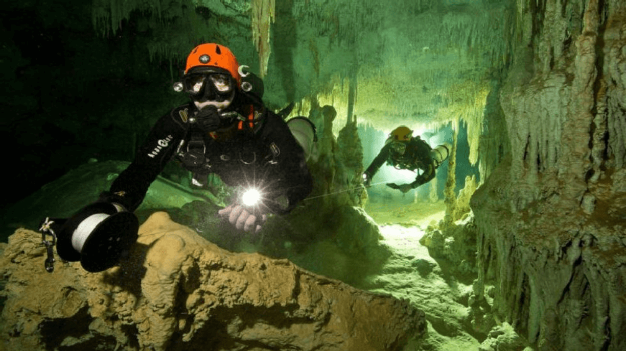 подводные пещеры в Португалии