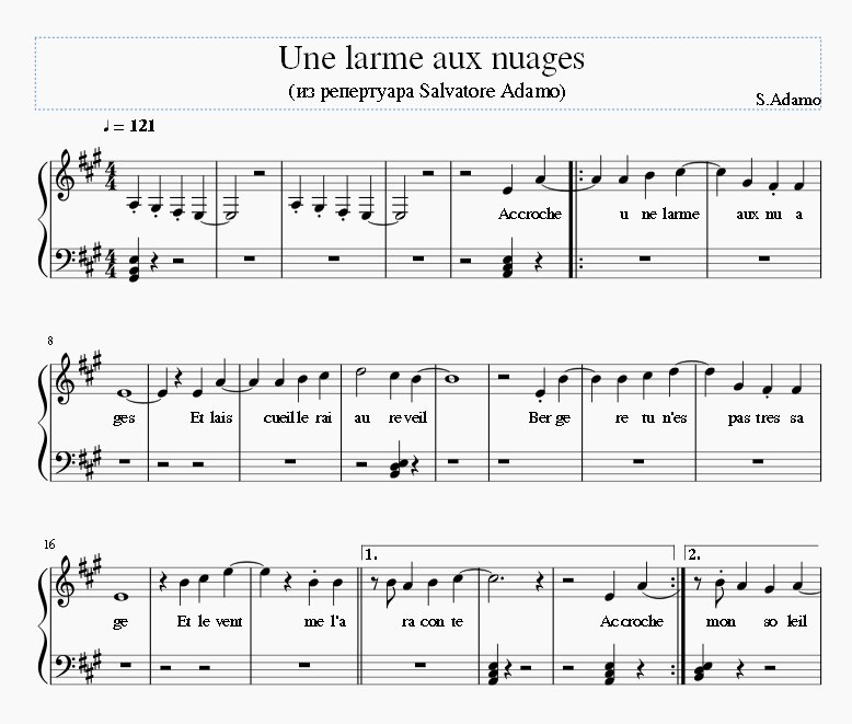 Une Larme Aux Nuages