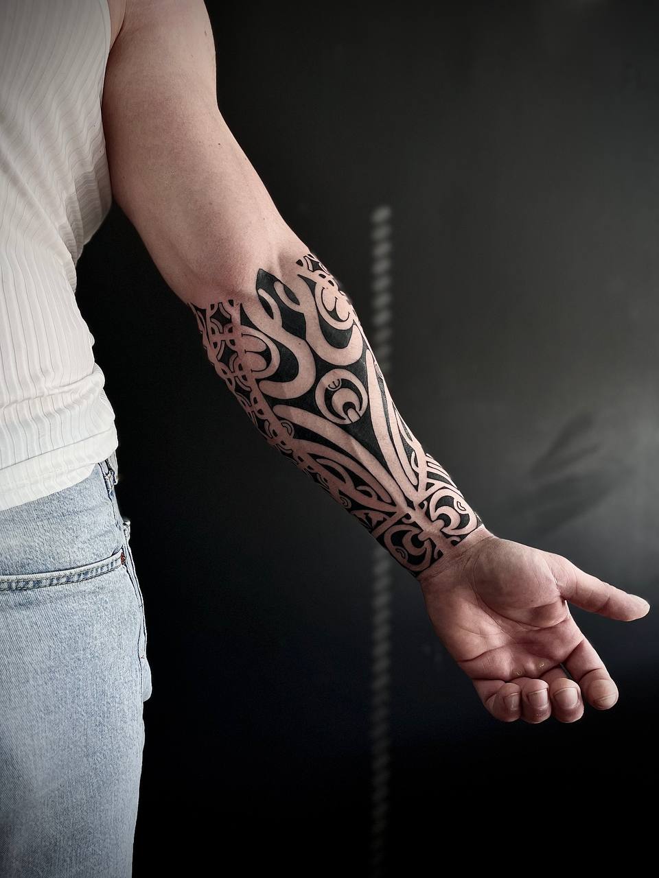 полинезийский скат тату