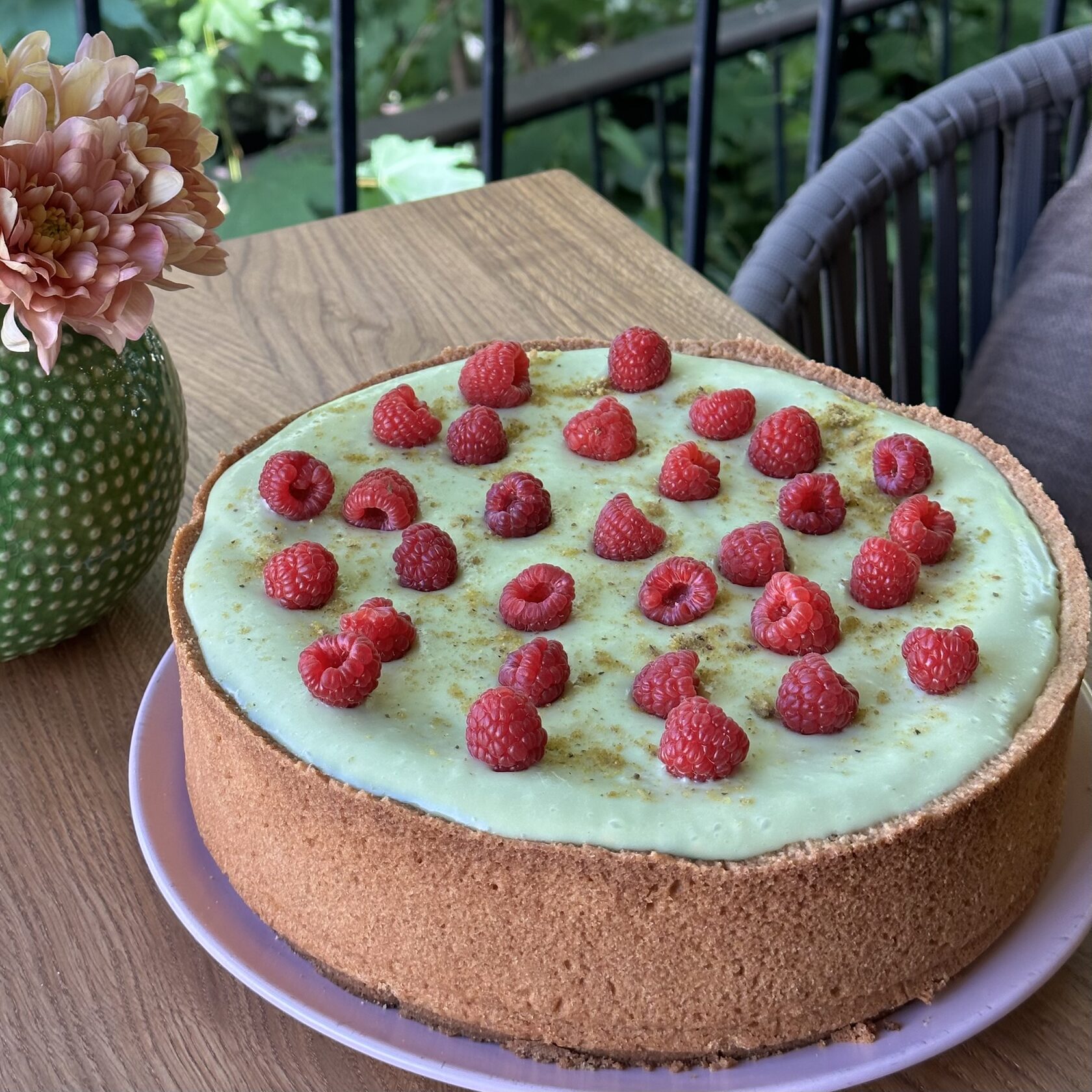 Frangipane cheesecake