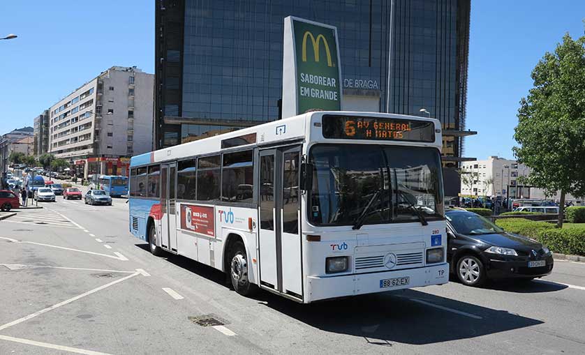 городские автобусы Брага