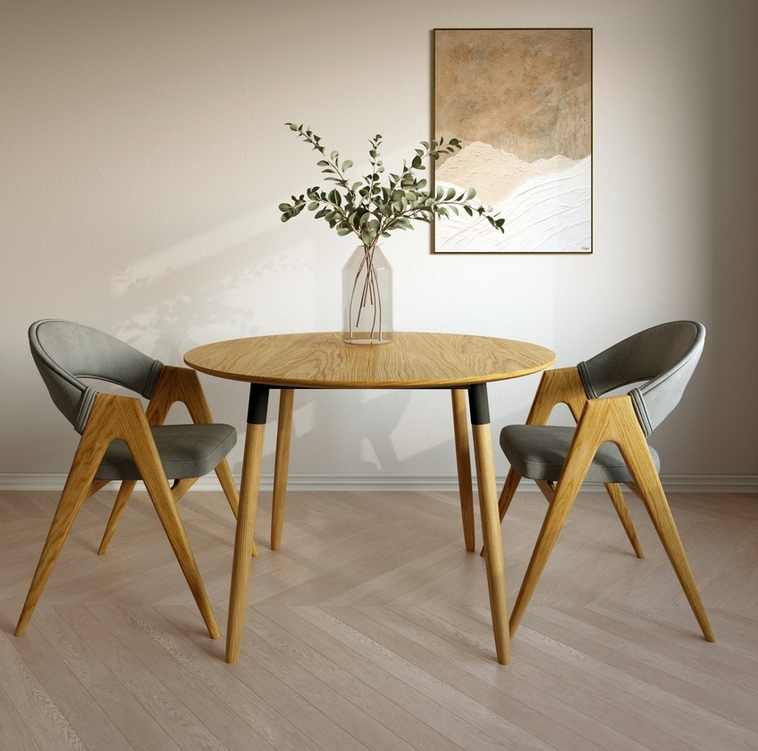 Купить круглый раздвижной кухонный стол на заказ - NAPILILI