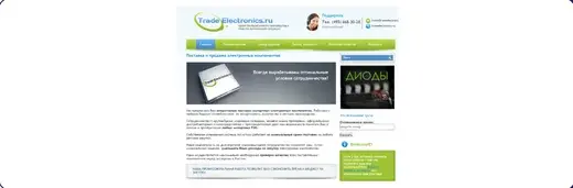 Графический интерфейс «tradeelectronics»
