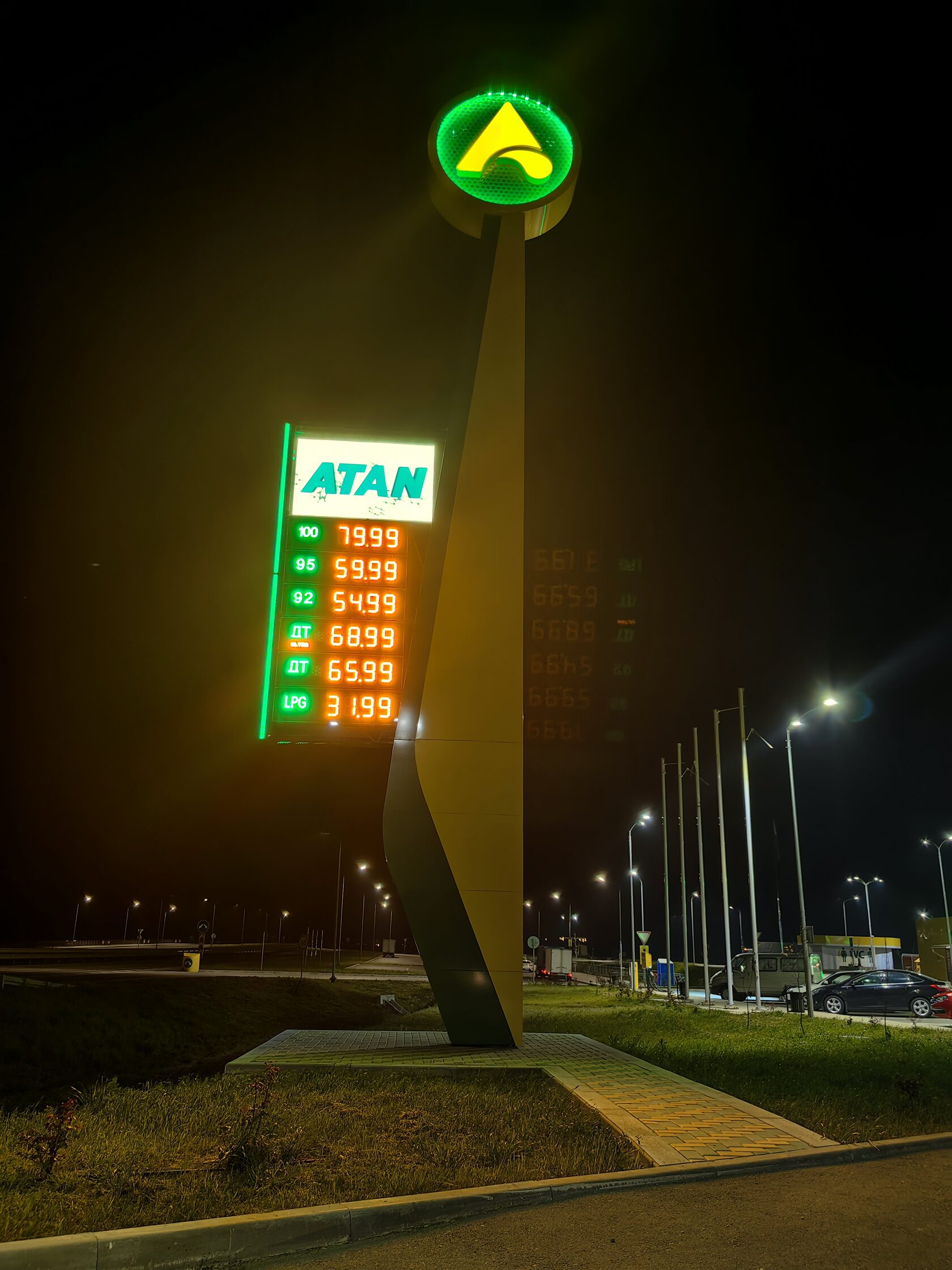 Светодиодное табло для АЗС и LED вывеска