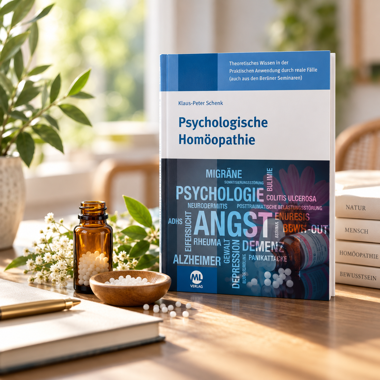 Psychologische Homöopathie – Buch von Klaus-Peter Schenk mit homöopathischen Globuli