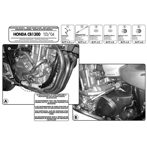 Honda cb 1300 схема