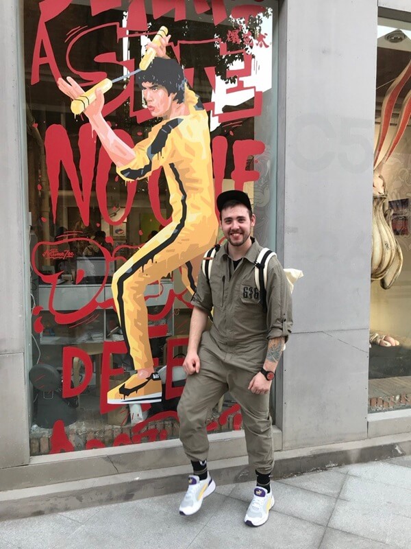 Tattoo artist Andrey Kolbasin exploring China during the Langfang Tattoo Convention trip 609