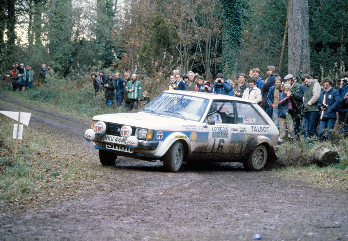 Хенри Тойвонен и Пол Уайт, Talbot Sunbeam Lotus, ралли RAC 1980