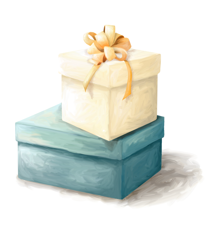 Коробка акварельных. Коробки с подарками акварель. Торт подарок. Подарок без фона. Подарок иллюстрация.