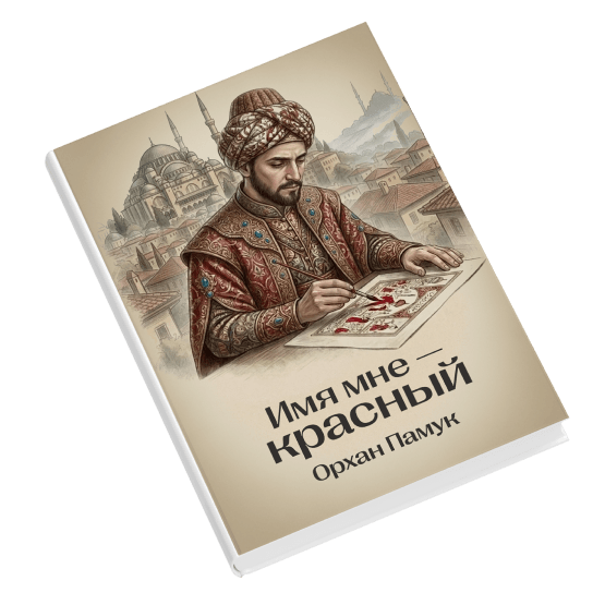 «Имя мне — Красный» Орхана Памука: Обложка книги «Имя мне — Красный» (Меня зовут Красный) Орхана Памука — литературный клуб Синхронизации онлайн