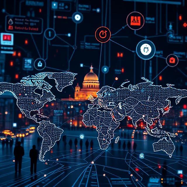 European business leaders analyzing AI data for digital transformation and resilience