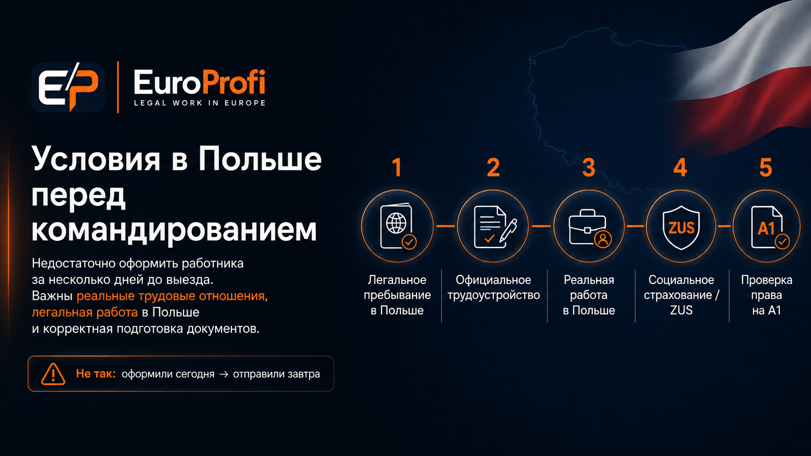 Условия для командирования работников из Польши в Германию