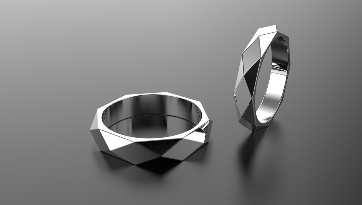 Изготовление дизайнерских свадебных обручальных колец из золота с ...