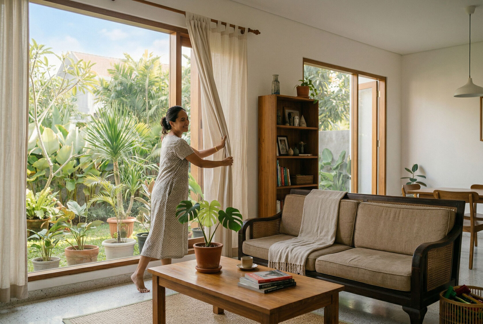 Membuka tirai untuk hemat listrik di rumah Indonesia