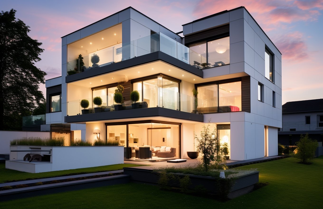 современные загородные дома