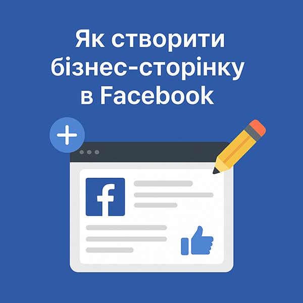 Як створити бізнес-сторінку у Facebook