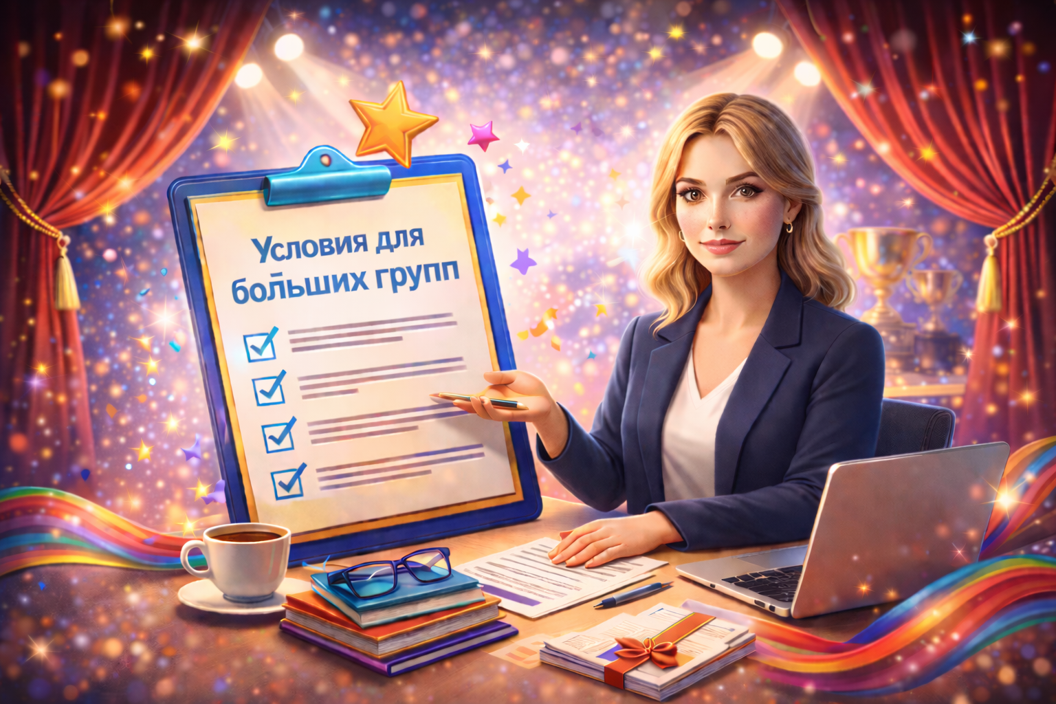 Специальные условия для руководителей коллективов