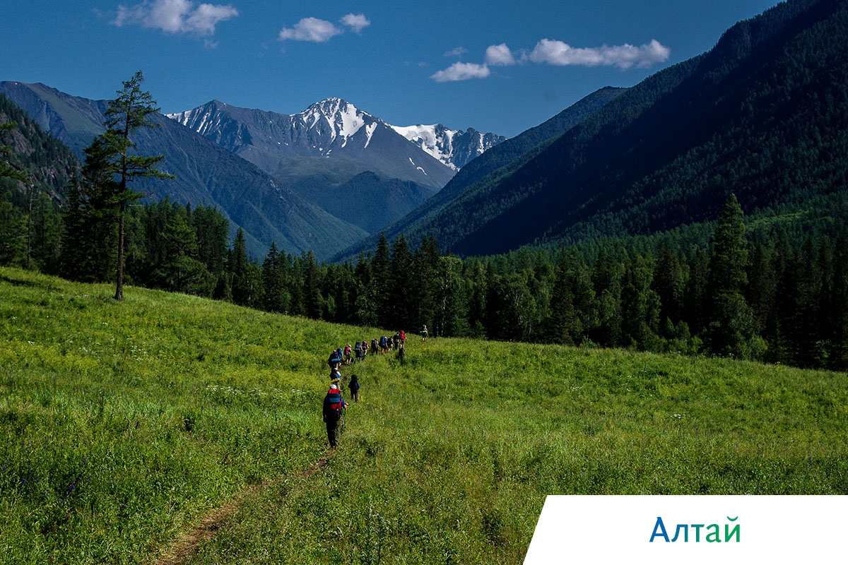 поход к подножию белухи