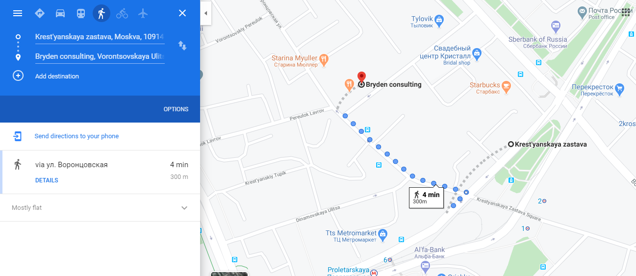 Яндекс карта с брайден