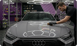 Нанесение керамического покрытия на Audi