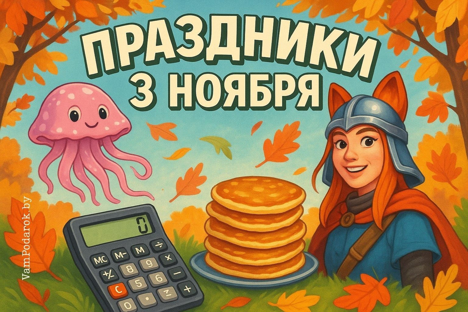 Праздники 3 ноября 2025 года - картинки и открытки