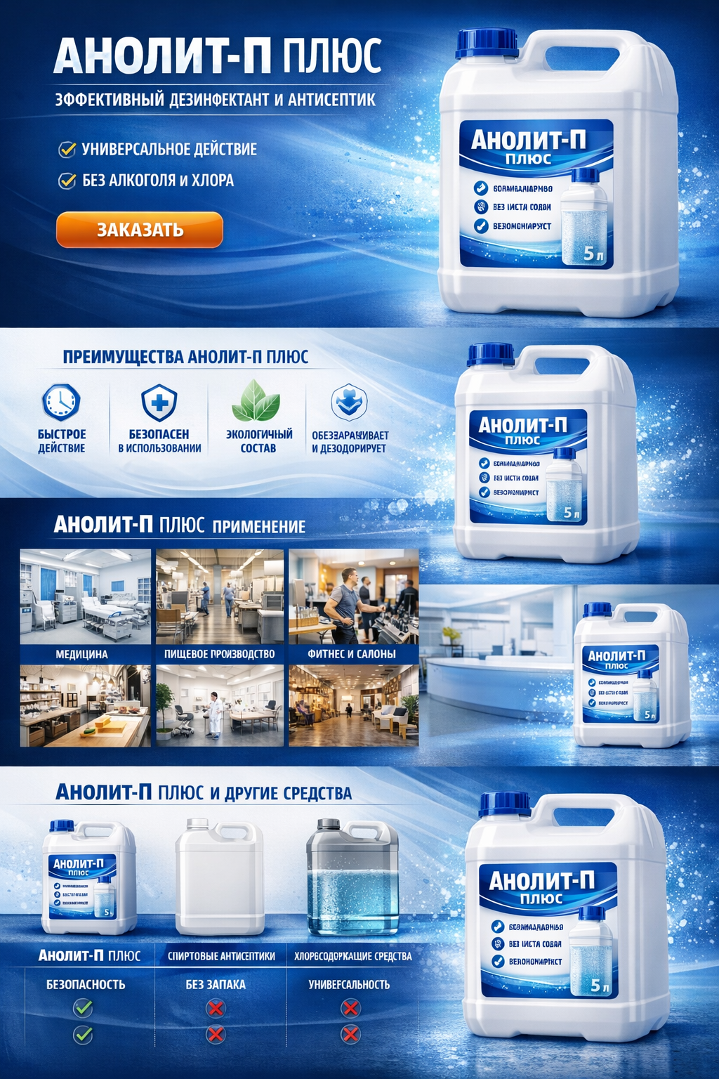 Полная визуальная презентация Анолит-П Плюс