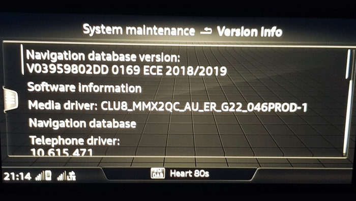 do i have to pay for audi map update 2018
