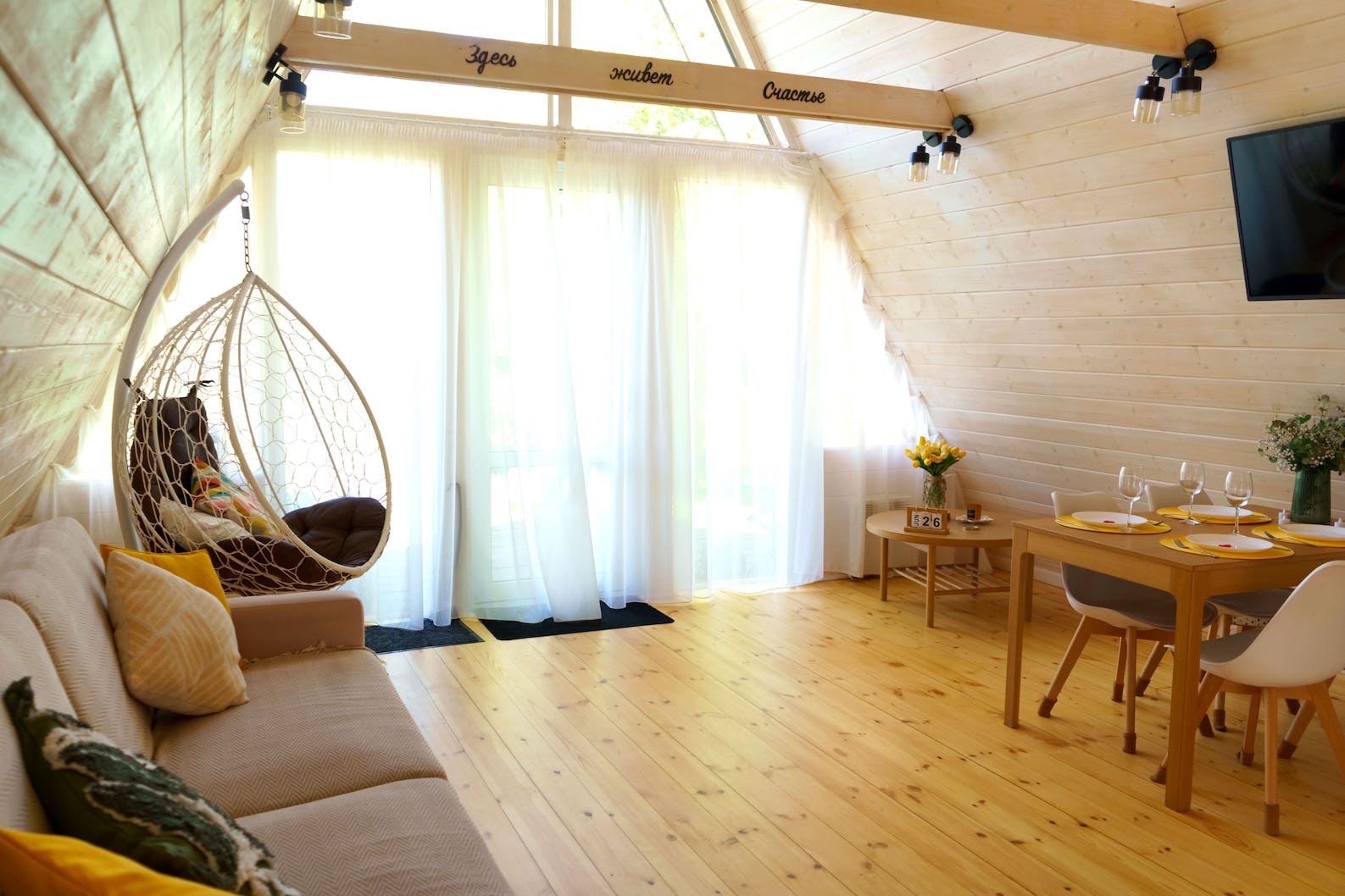 A-frame дача в Подмосковье для отдыха на выходные