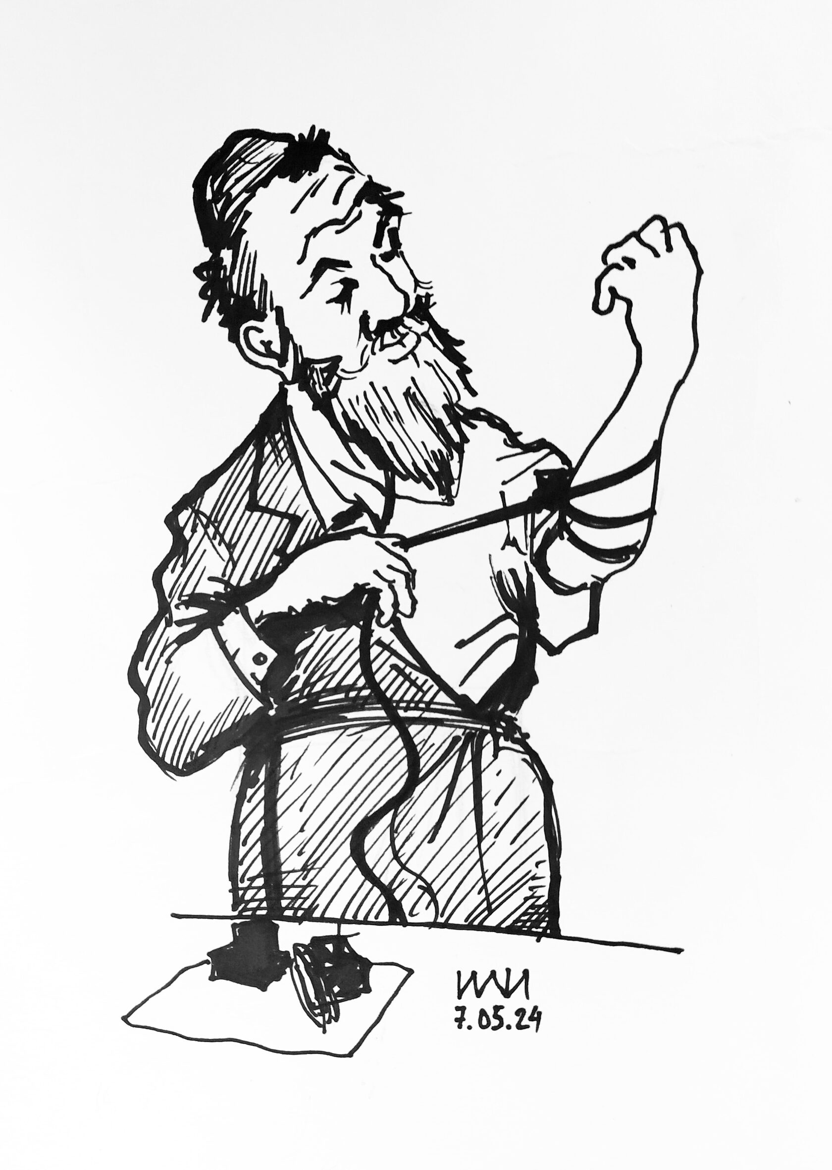 Тфилин - картинка художника Йосифа Лихтарева