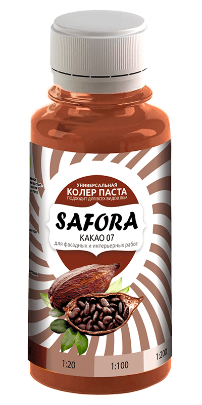 Паста с какао. Колеровочная паста какао. Safora колеровочная паста.