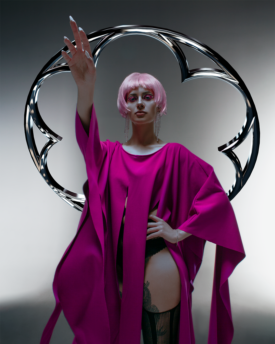 Orange in Dark Blue by Hohlove