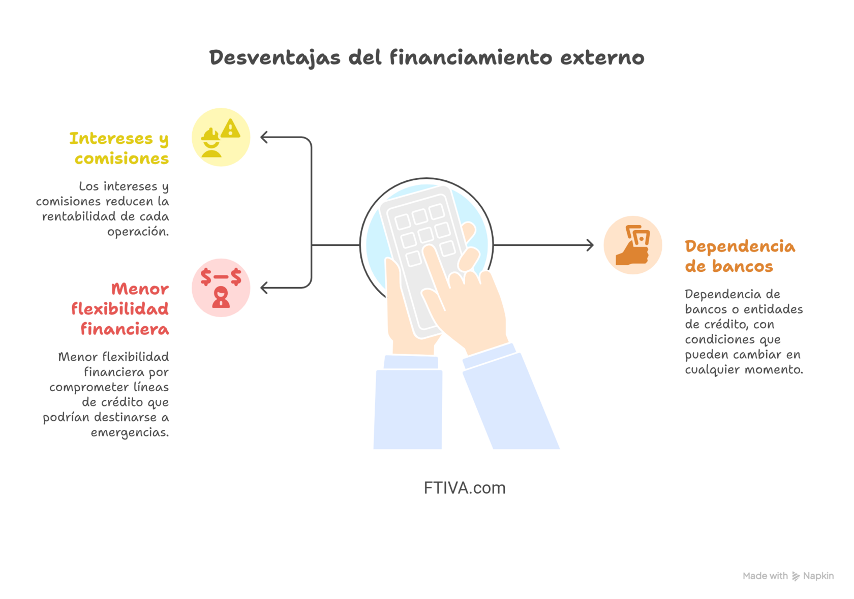 Desventajas del financiamiento externo