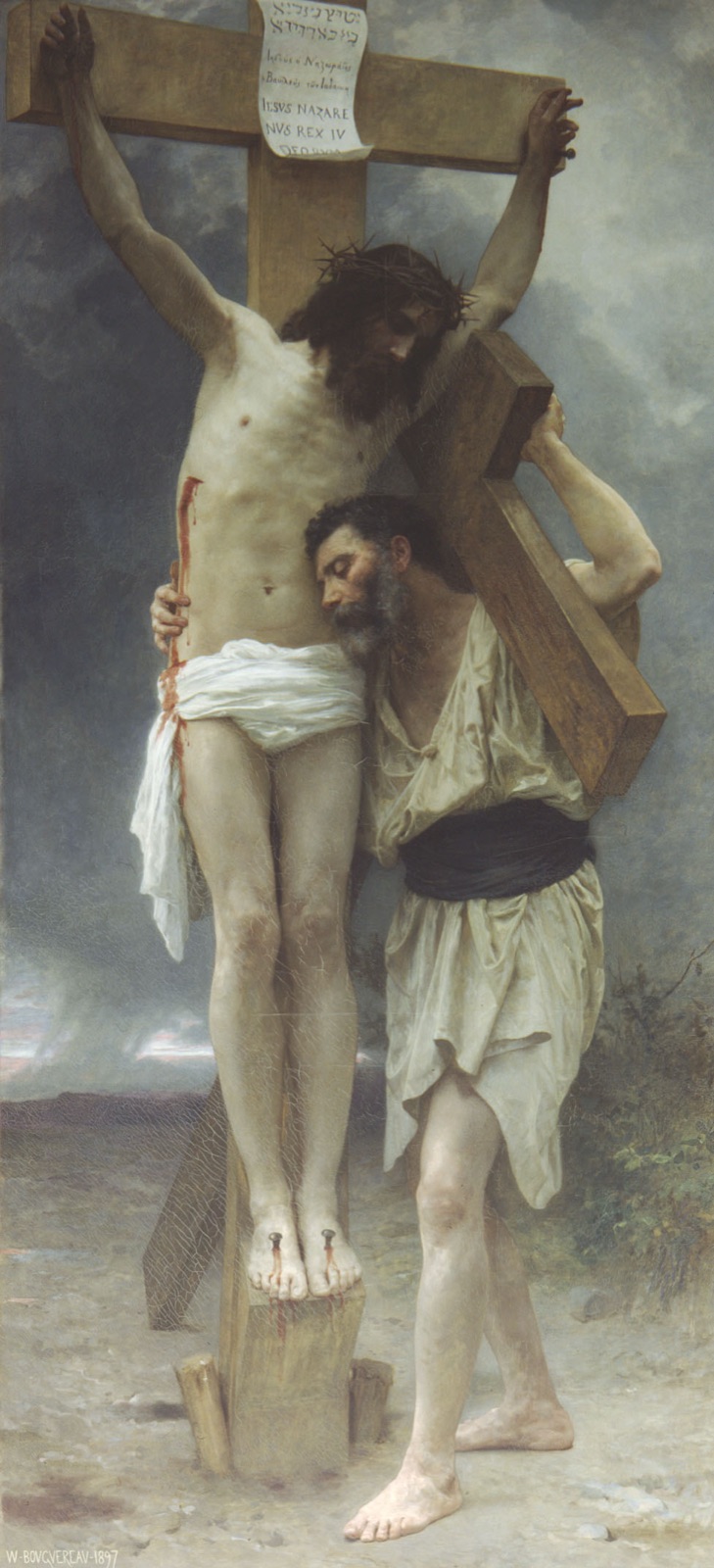 Вильям Бугро, «Сострадание!», 1897