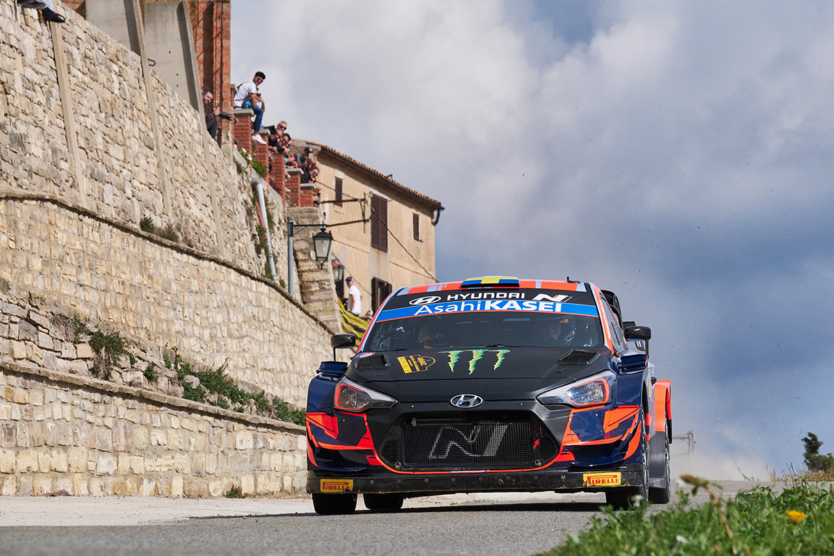 Оливер Сольберг и Крейг Дрю, Hyundai i20 Coupe WRC, ралли Каталония 2021