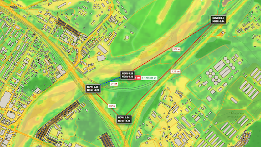 NDVI мониторинг