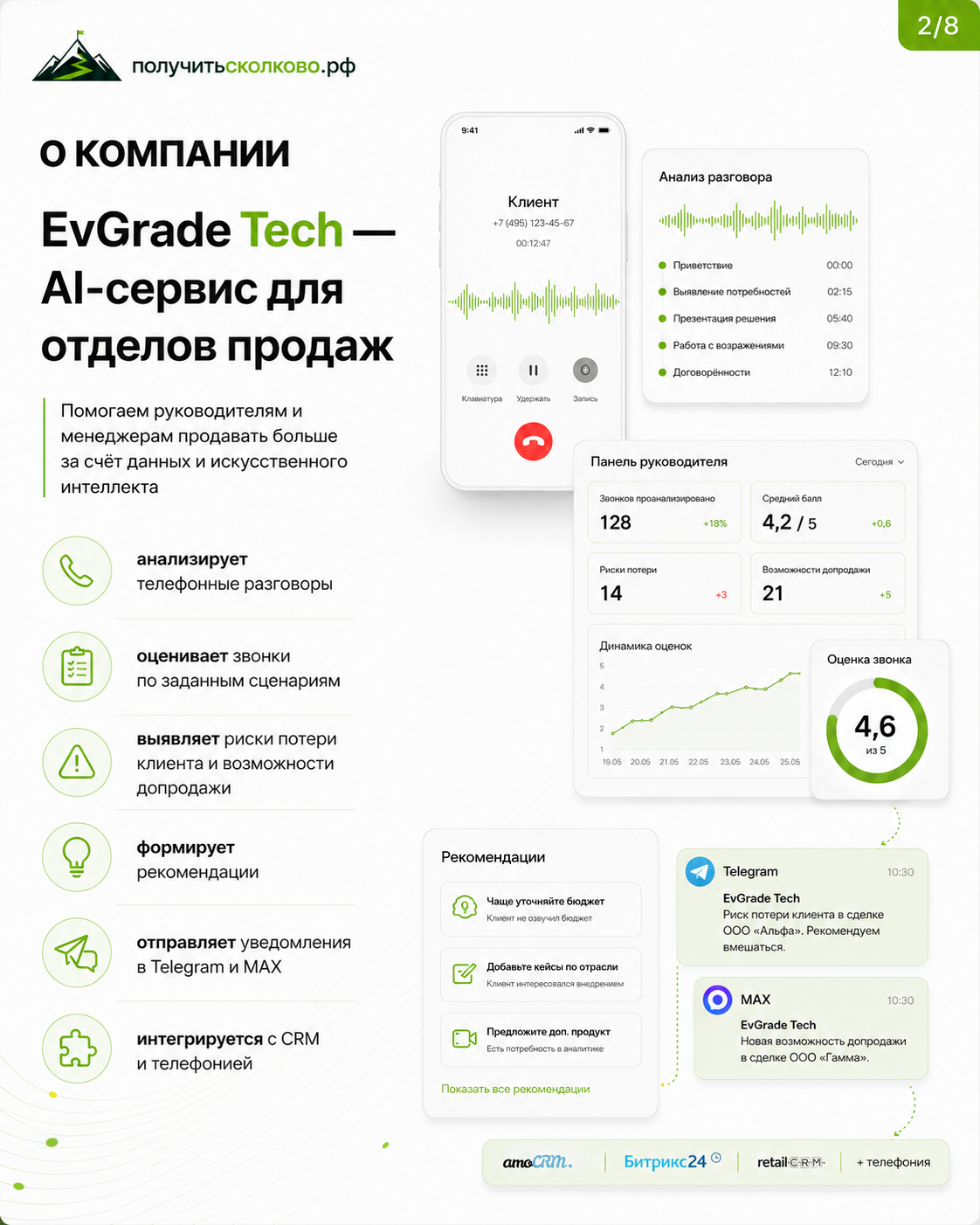 Материал EvGrade Tech для кейса о статусе Сколково