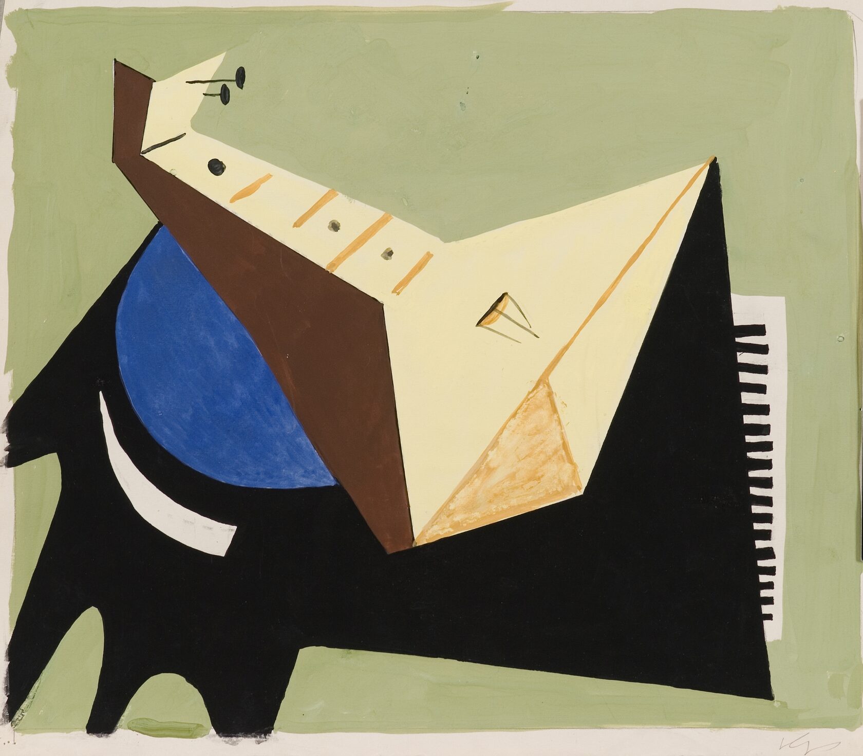 Натюрморт с балалайкой. 1960–1970-е (по мотивам произведений 1920-х)